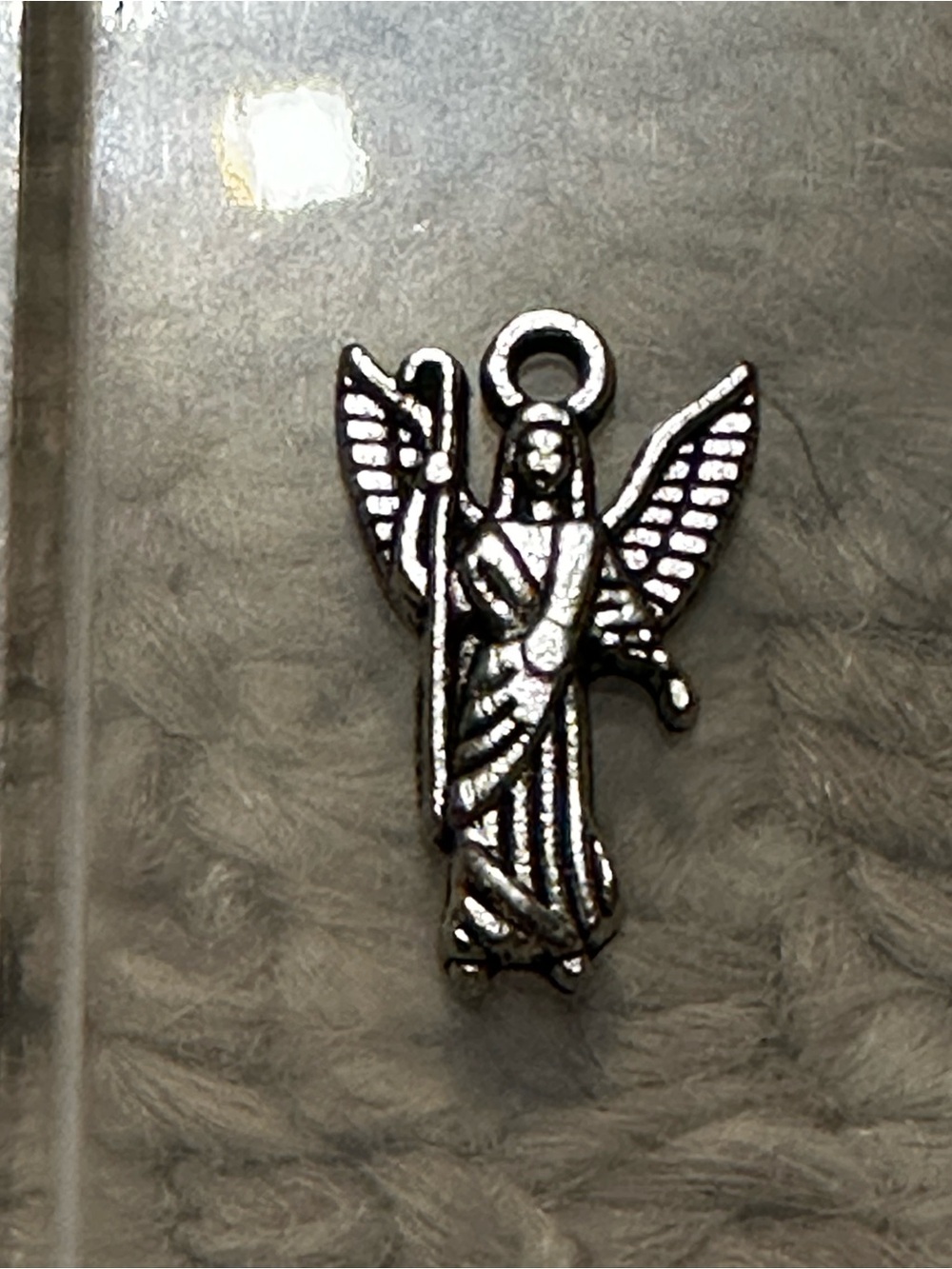 Silver Angel Charm
